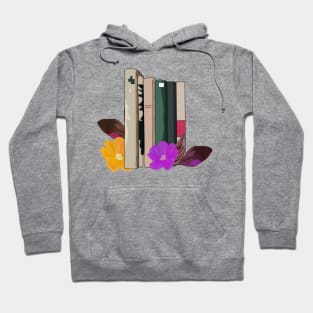 Books with flowers Hoodie